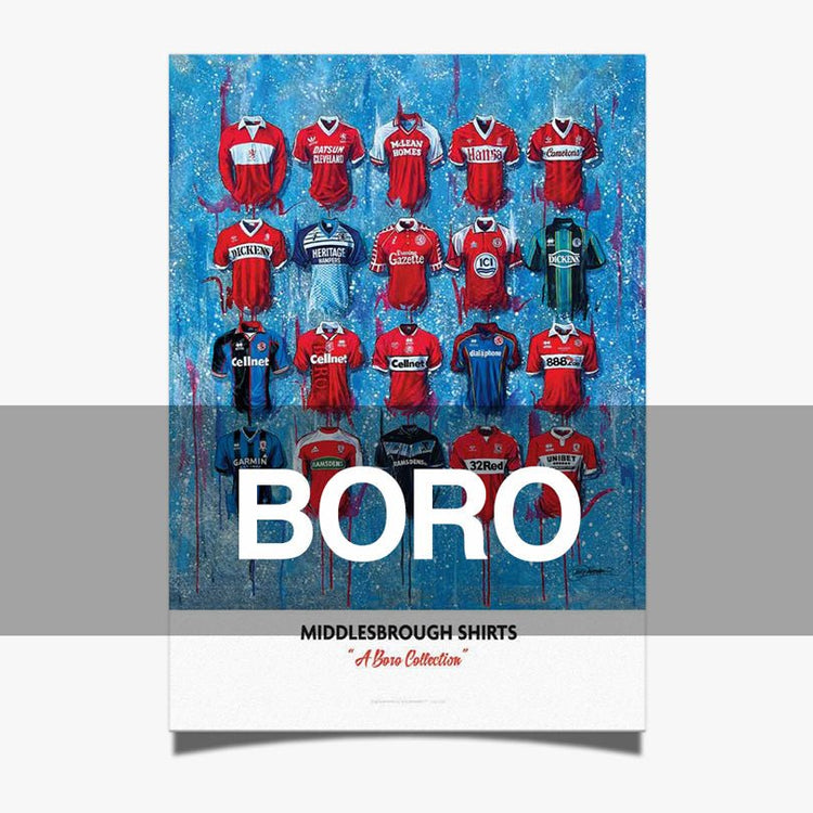 Middlesbrough Football Art Prints - Terry Kneeshaw Art
