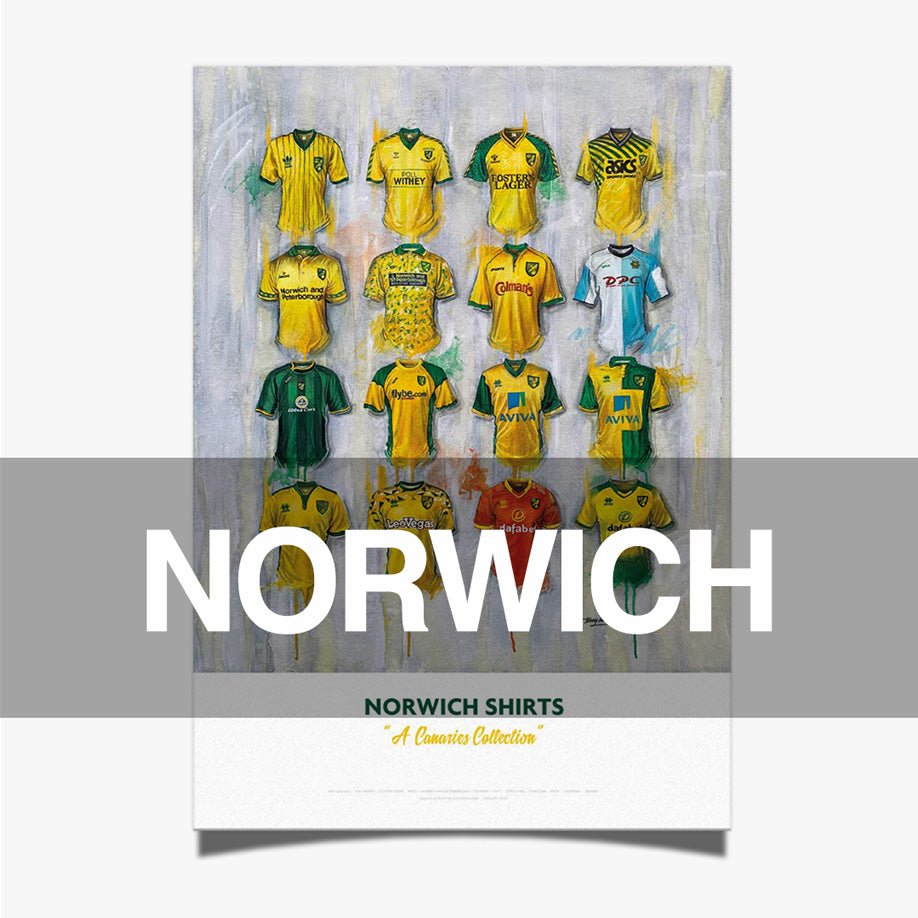 Norwich Football Art Prints - Terry Kneeshaw Art