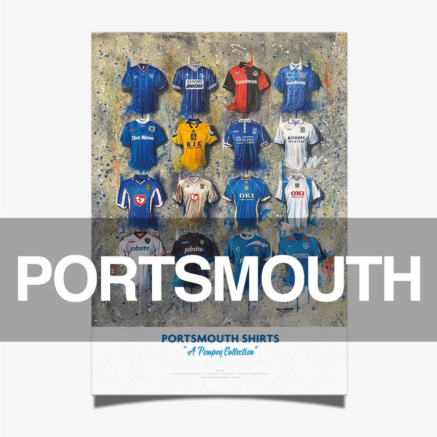 Portsmouth Football Art Prints - Terry Kneeshaw Art