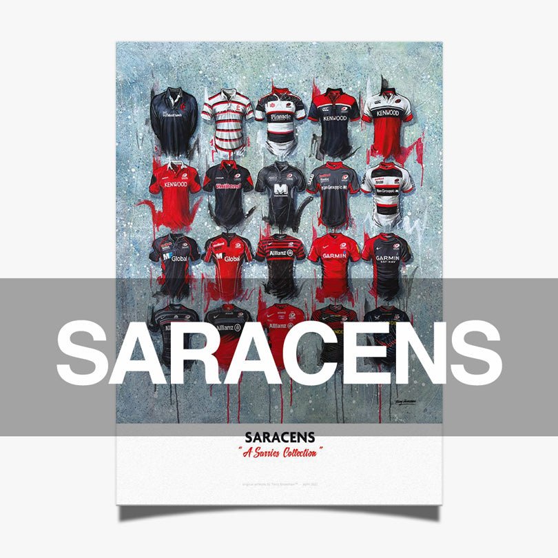 Saracens Rugby Artwork - Terry Kneeshaw Art