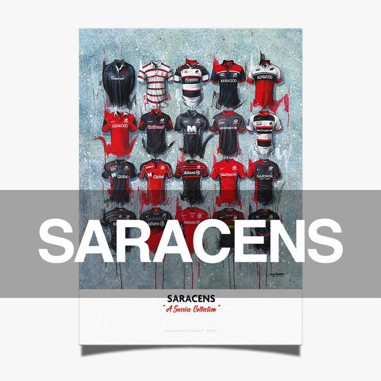 Saracens Rugby Artwork - Terry Kneeshaw Art