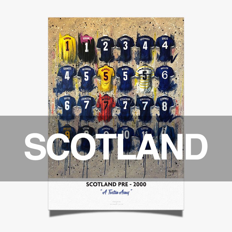 Scotland Football Art Prints - Terry Kneeshaw Art