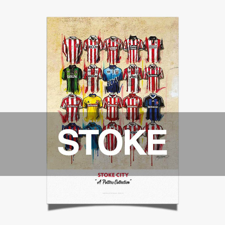 Stoke Football Art Prints - Terry Kneeshaw Art