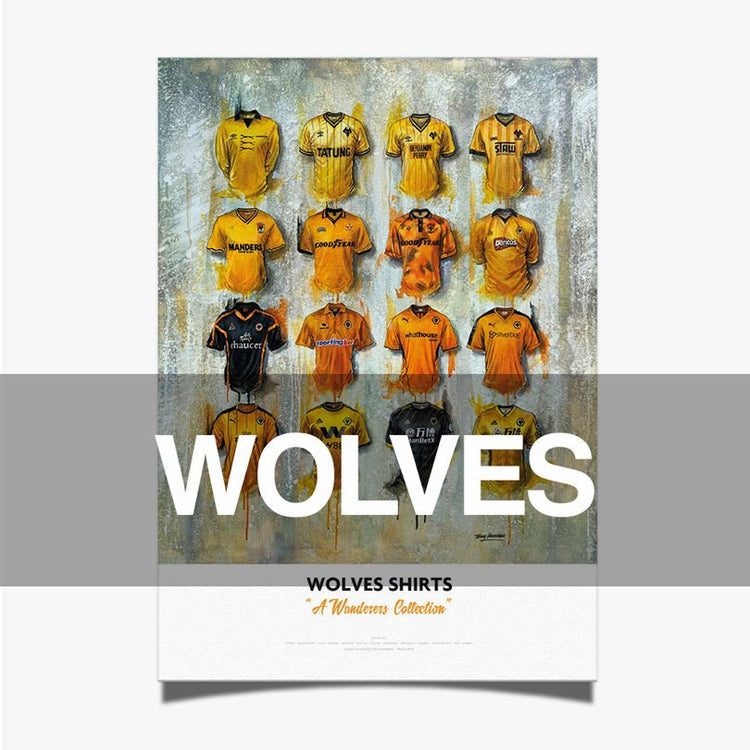 Wolves Football Art Prints - Terry Kneeshaw Art