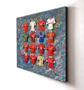 Aberdeen Shirts - 30x30 Canvases - Terry Kneeshaw Art