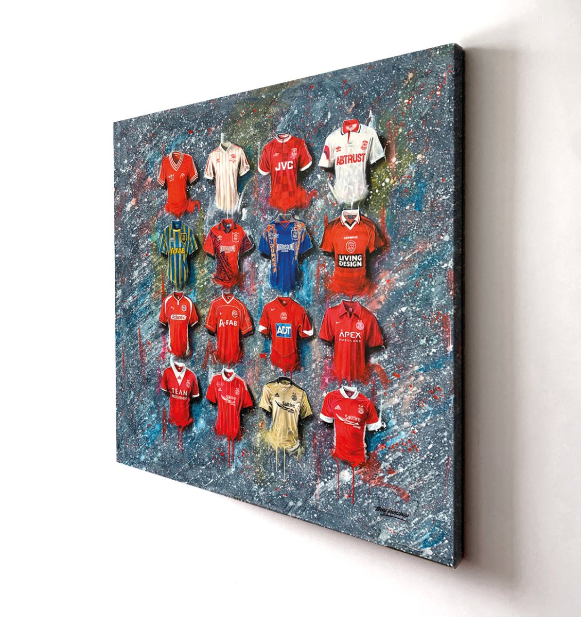 Aberdeen Shirts - 30x30 Canvases - Terry Kneeshaw Art