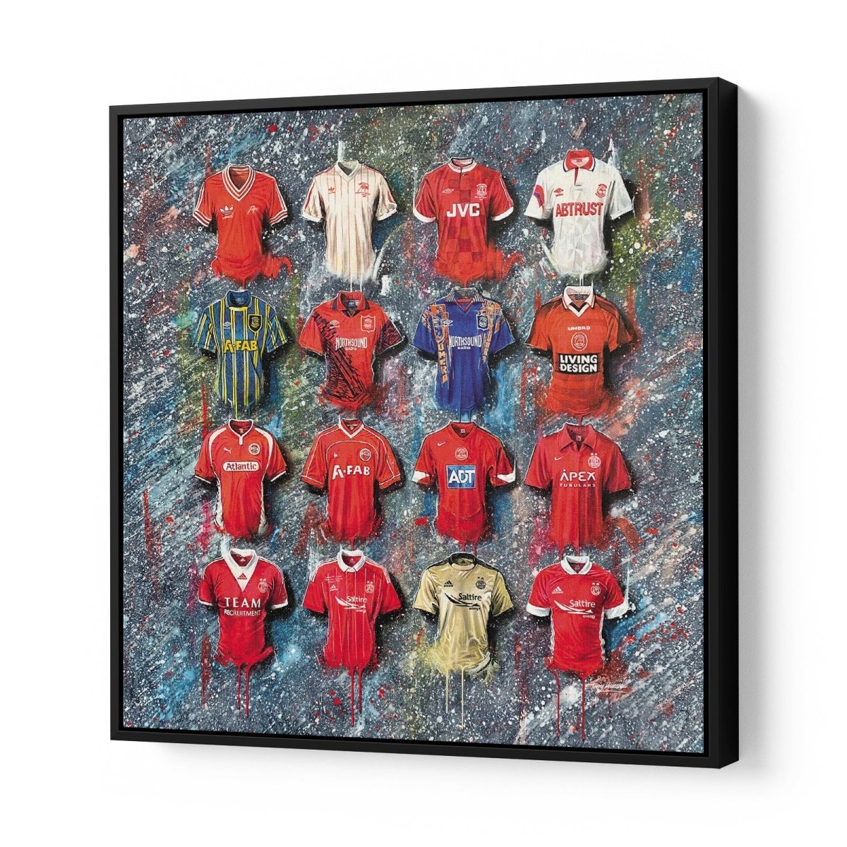 Aberdeen Shirts - 30x30 Canvases - Terry Kneeshaw Art