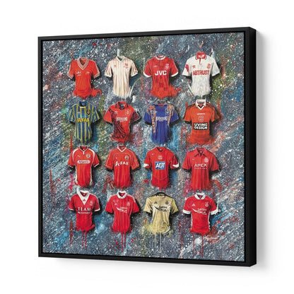 Aberdeen Shirts - 30x30 Canvases - Terry Kneeshaw Art