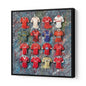 Aberdeen Shirts - 30x30 Canvases - Terry Kneeshaw Art
