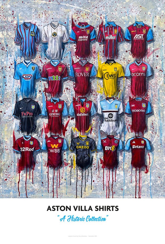 Aston Villa 2024 Poster | Villa Fan Art