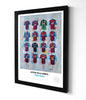 Aston Villa Shirts A3 - Terry Kneeshaw Art