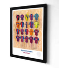 Barcelona Shirts A3 - Terry Kneeshaw Art