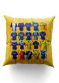 Birmingham City Shirts - A Blues Collection Cushion - Terry Kneeshaw Art