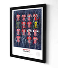 Brentford FC Shirts A3 - Terry Kneeshaw Art