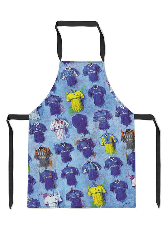 Chelsea Shirts - A Blue's Collection Apron - Terry Kneeshaw Art
