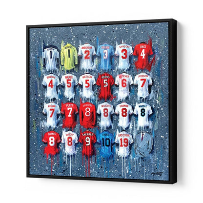 England 1966 - 2000 - A Legend's Collection - Terry Kneeshaw Art