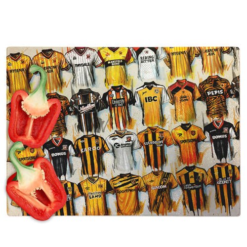 Hull City Chopping Board - Terry Kneeshaw Art