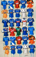 Ipswich Town - Tea Towel - Terry Kneeshaw Art