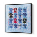 Kun Agüero Shirts 20x20 Canvas - Terry Kneeshaw Art