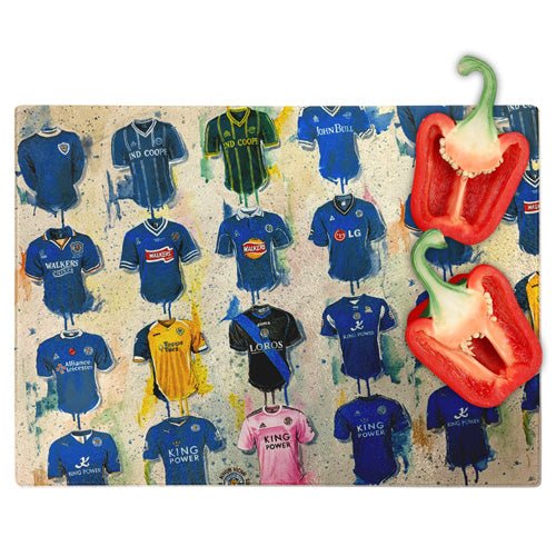 Leicester City Chopping Board - Terry Kneeshaw Art