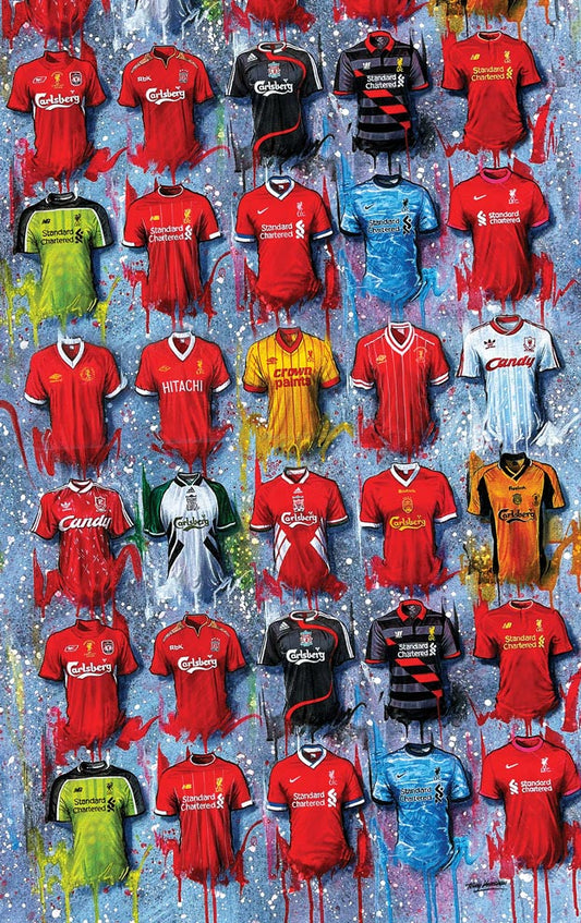Liverpool 2021 Anfield - Tea Towel - Terry Kneeshaw Art
