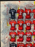 Liverpool 24/25 Champions - Framed 20 x 20 Canvas - Terry Kneeshaw Art
