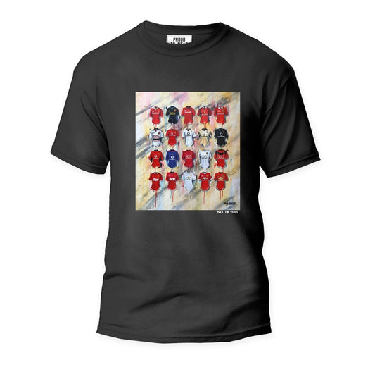 Man United FC Red Devils Collection T-Shirt - Terry Kneeshaw Art