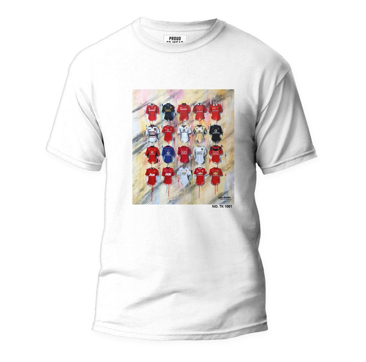 Man United FC Red Devils Collection T-Shirt - Terry Kneeshaw Art