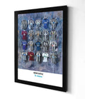 Newcastle Shirts - A2 Signed Limited Edition Personalised Prints - Terry Kneeshaw Art
