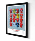 Nottingham Forest FC Shirts A3 - Terry Kneeshaw Art