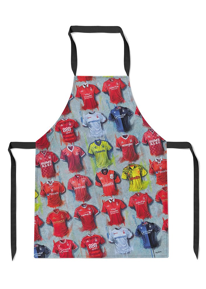 Nottingham Forest Shirts - A Tricky Trees Collection Apron - Terry Kneeshaw Art