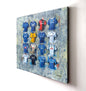 Portsmouth FC Shirts 40x40 Canvas - Terry Kneeshaw Art