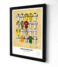Preston North End FC Shirts A3 - Terry Kneeshaw Art