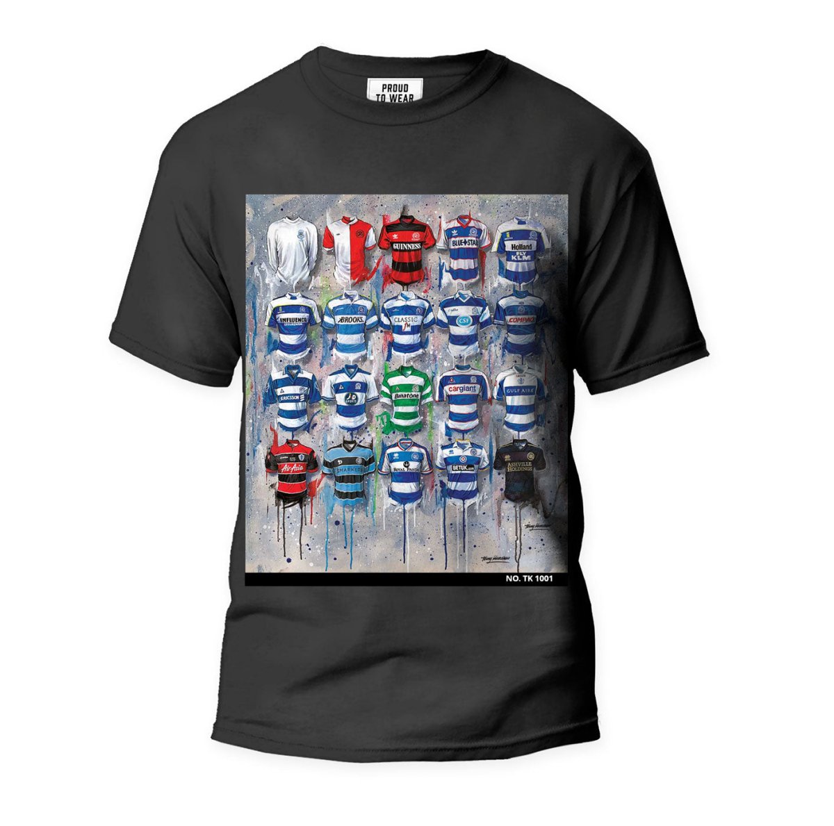 QPR T Shirt Collection - Terry Kneeshaw Art