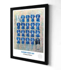 Rangers FC Champions Shirts A3 - Terry Kneeshaw Art