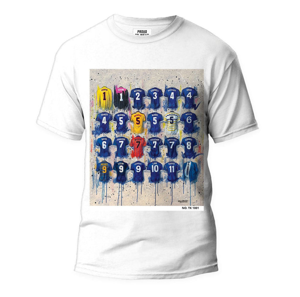 Scotland Pre 2000 - T Shirt - Terry Kneeshaw Art