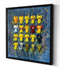 Watford FC Shirts 20x20 Canvas - Terry Kneeshaw Art