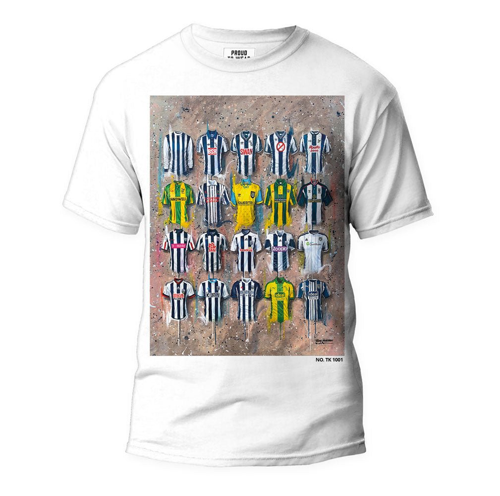 West Brom - A Baggies Collection T Shirt - Terry Kneeshaw Art