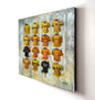 Wolves FC Shirts 40x40 Canvas - Terry Kneeshaw Art