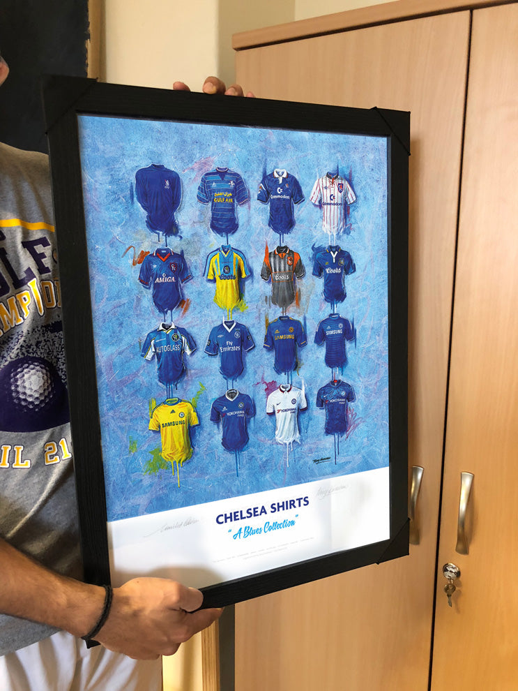 Chelsea Shirts A3 Print