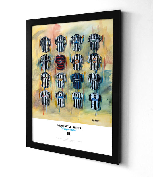 Newcastle United Shirts Framed Print
