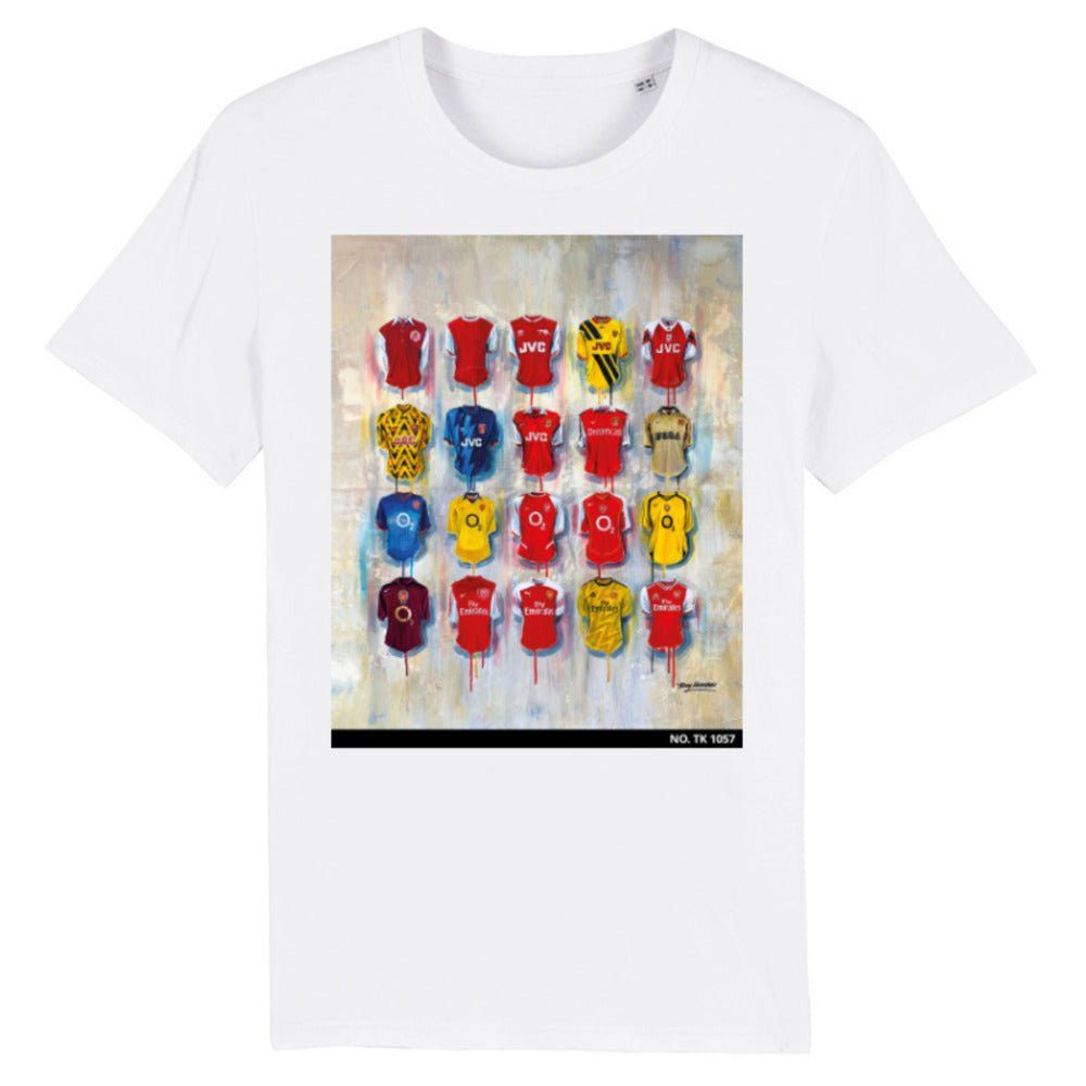 Arsenal Gunners Collection T Shirt - Terry Kneeshaw Art
