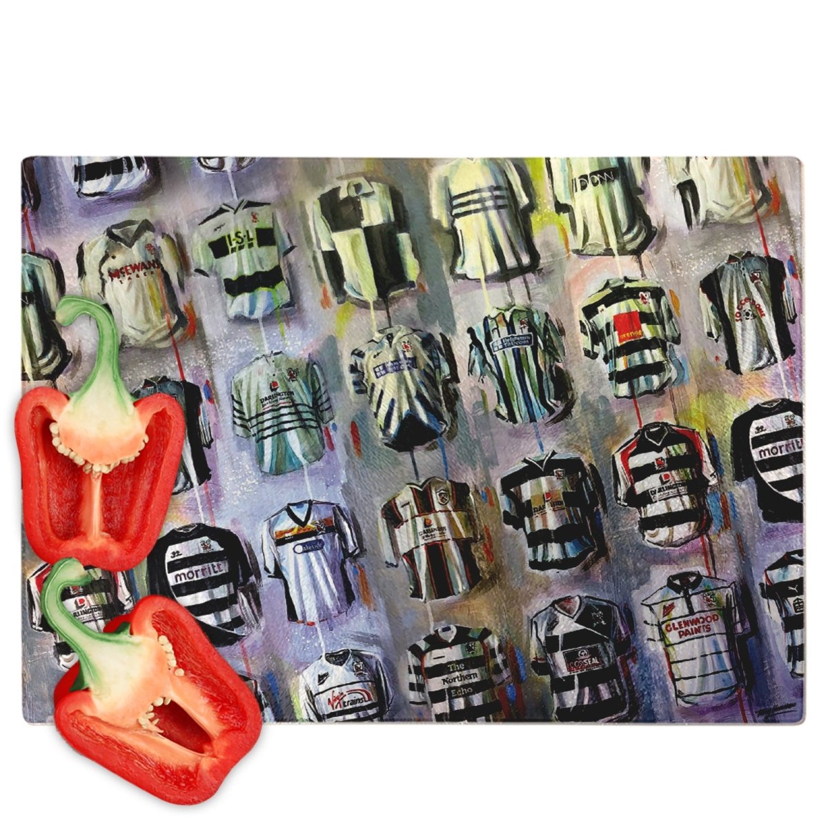 Darlington Shirts - A Quakers Collection Chopping Board - Terry Kneeshaw Art